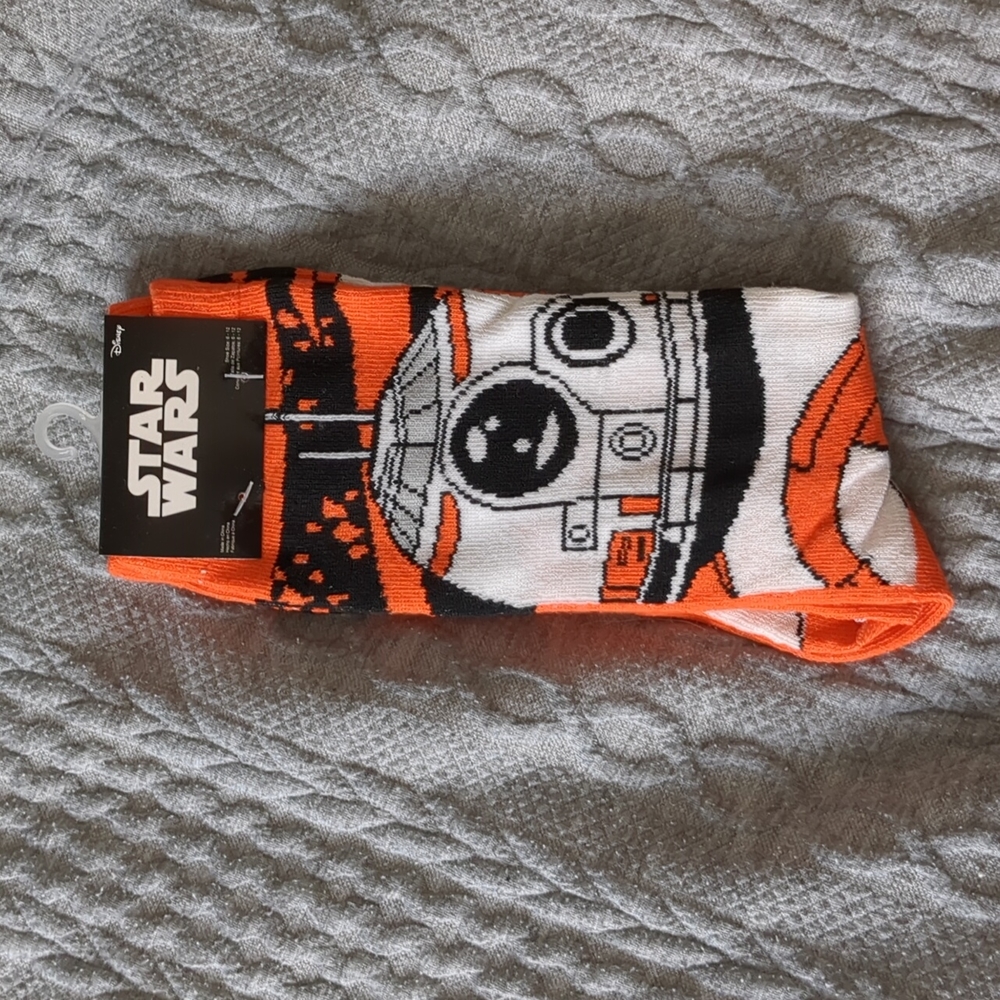 Star Wars BB8 Socks Adult Size 6-12